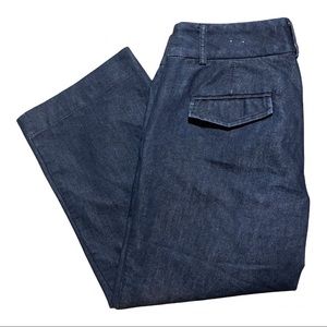 Editor Dark Denim Cropped Jeans